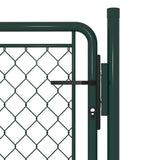 Vidaxl Port 100x75 cm en acier vert