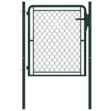 Vidaxl Port 100x100 cm en acier vert