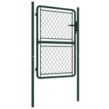 VidaXL portail 100x125 cm acier vert