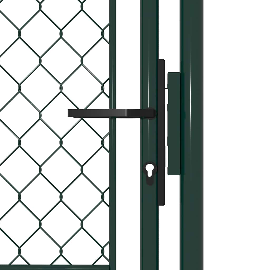 VidaXL portail 100x125 cm acier vert