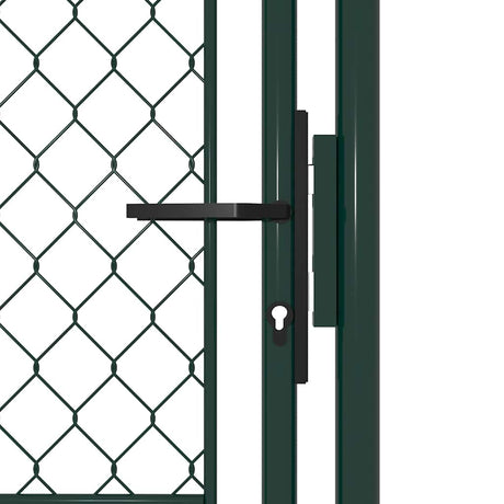 VidaXL portail 100x125 cm acier vert