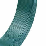 Vidaxl Hekbind Thread 250 m 1,4 2 mm en acier vert