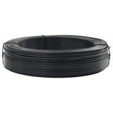 Vidaxl Hekbind Thread 250 m 2,3 3,8 mm Anthracite en acier
