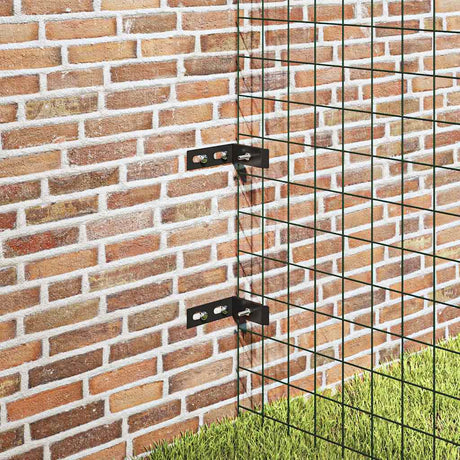 Vidaxl Wall Corner Connexion 10 Définit l'anthracite