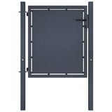 Vidaxxl portail 100x100 cm acier anthracite