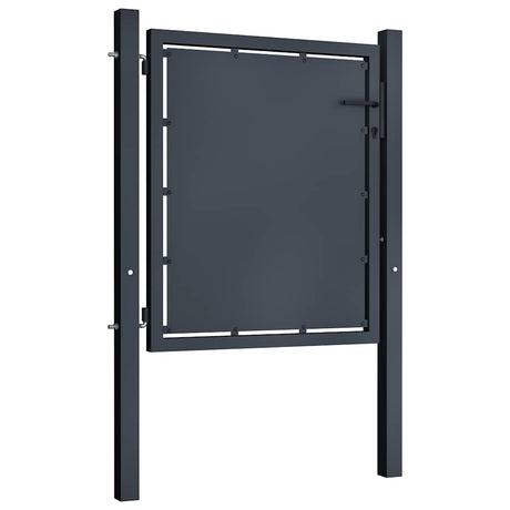 Vidaxxl portail 100x100 cm acier anthracite