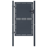 Vidaxxl portail 100x125 cm acier anthracite