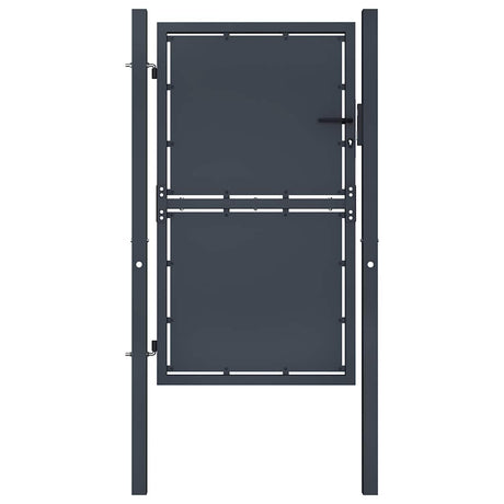 Vidaxxl portail 100x125 cm acier anthracite