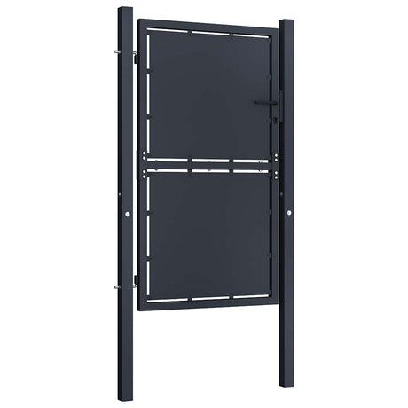 Vidaxxl portail 100x125 cm acier anthracite