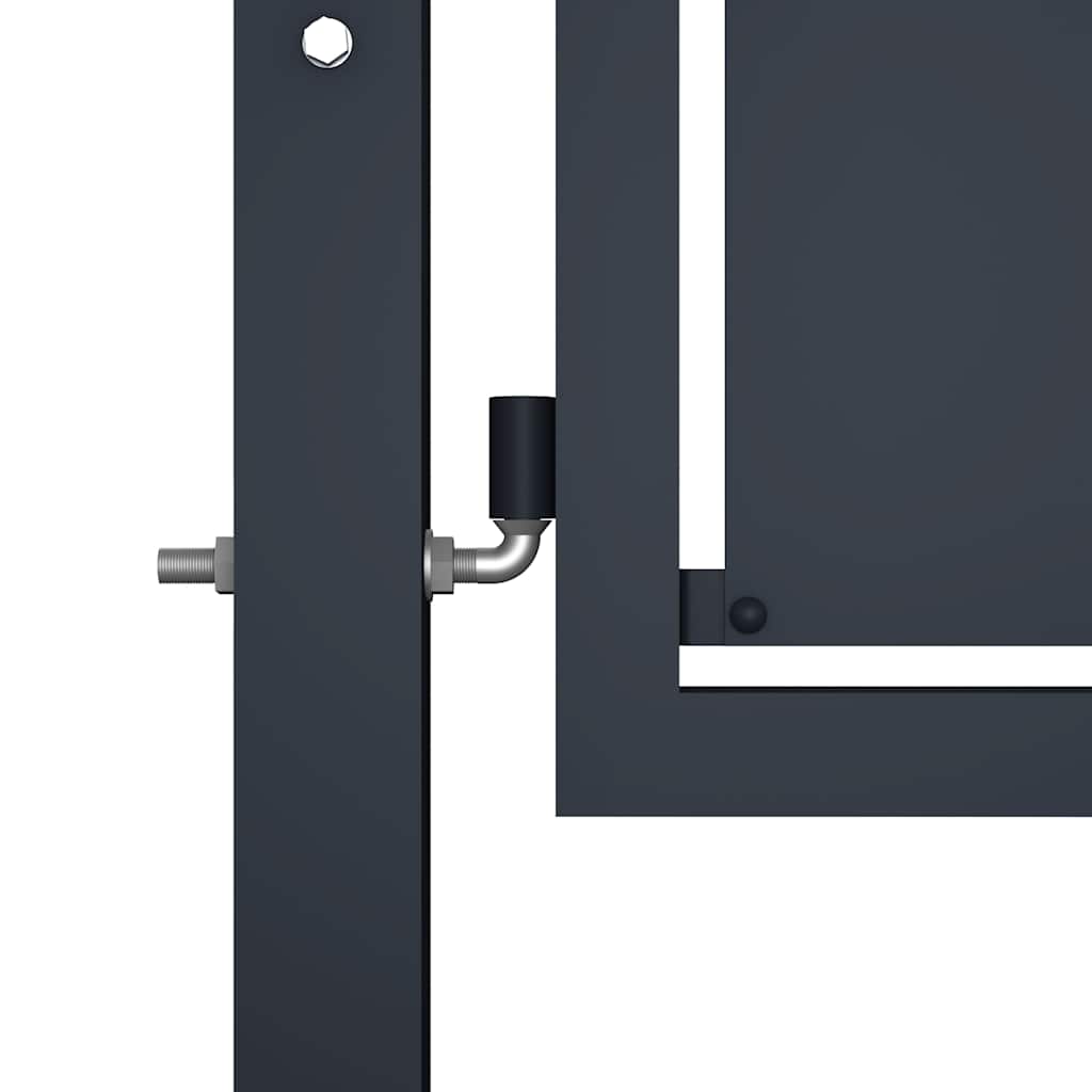 Vidaxxl portail 100x125 cm acier anthracite