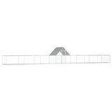 Vidaxl Chicken Run 14x2x2 M Galvanized Steel