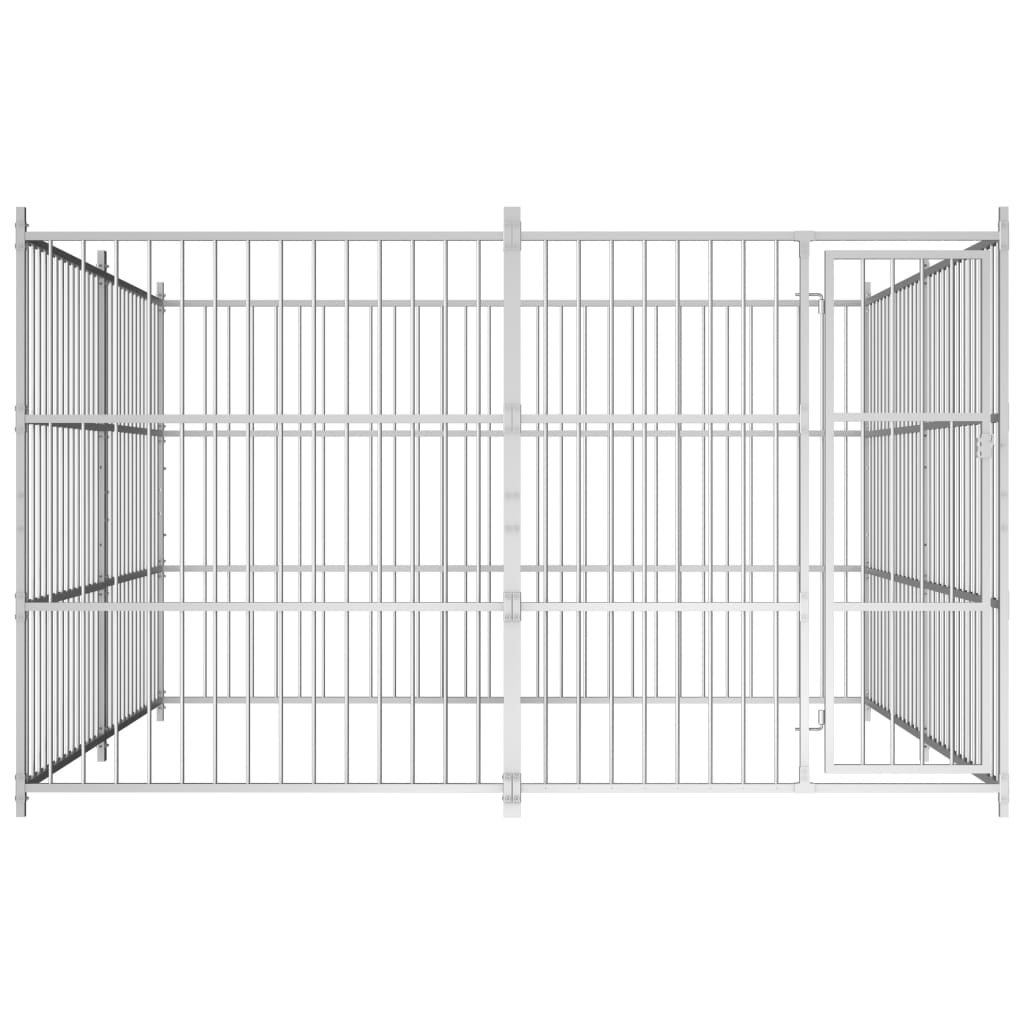 VidaXL dog kennel for outside 300x300x185 cm