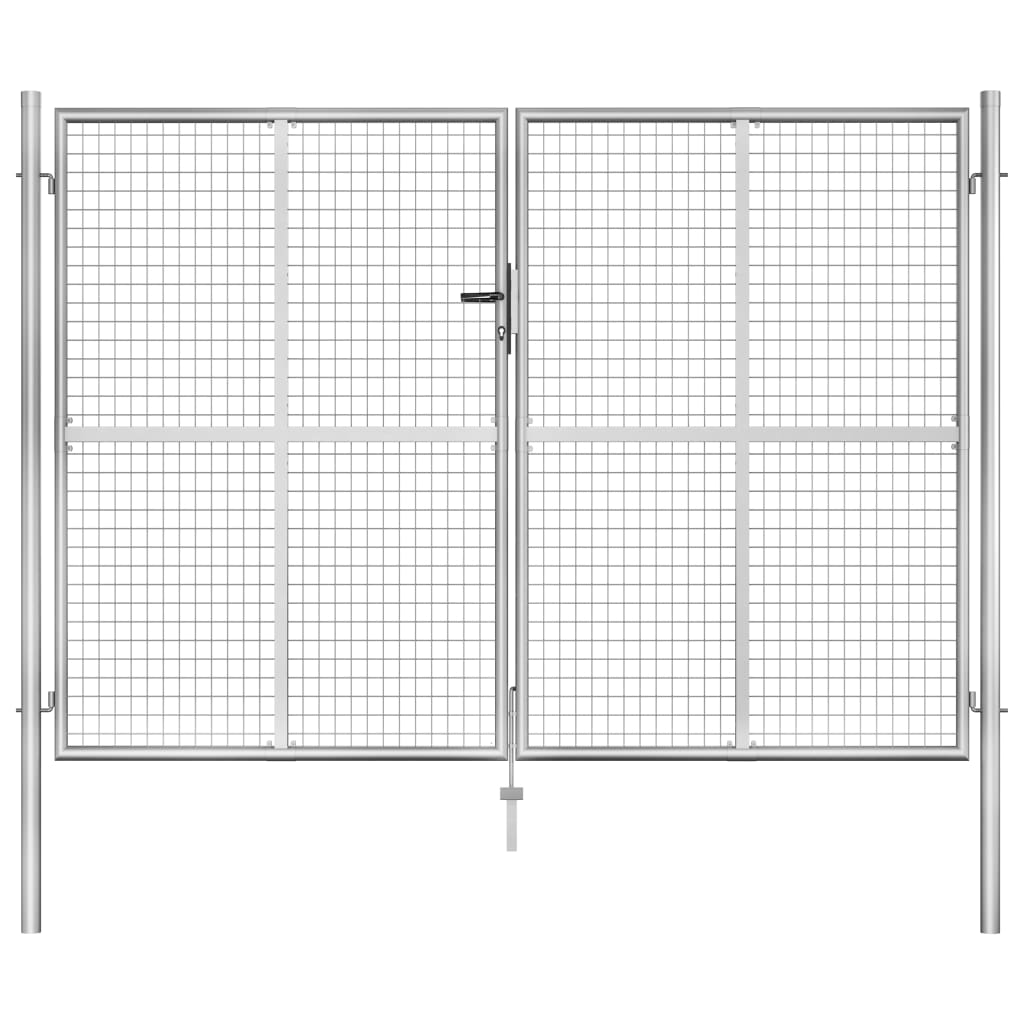 Port vidaxl 306x225 cm en acier galvanisé en acier couleurs