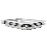 Vidaxx récipients gastronormes 4 pcs gn 1 1 40 mm inox