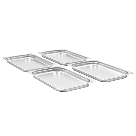 Vidaxx récipients gastronormes 4 pcs gn 1 1 40 mm inox