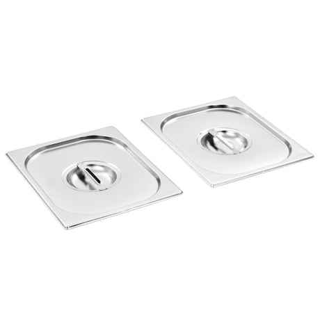 Couvercles Vidaxl 2 pcs pour GN 1 2 bols inox