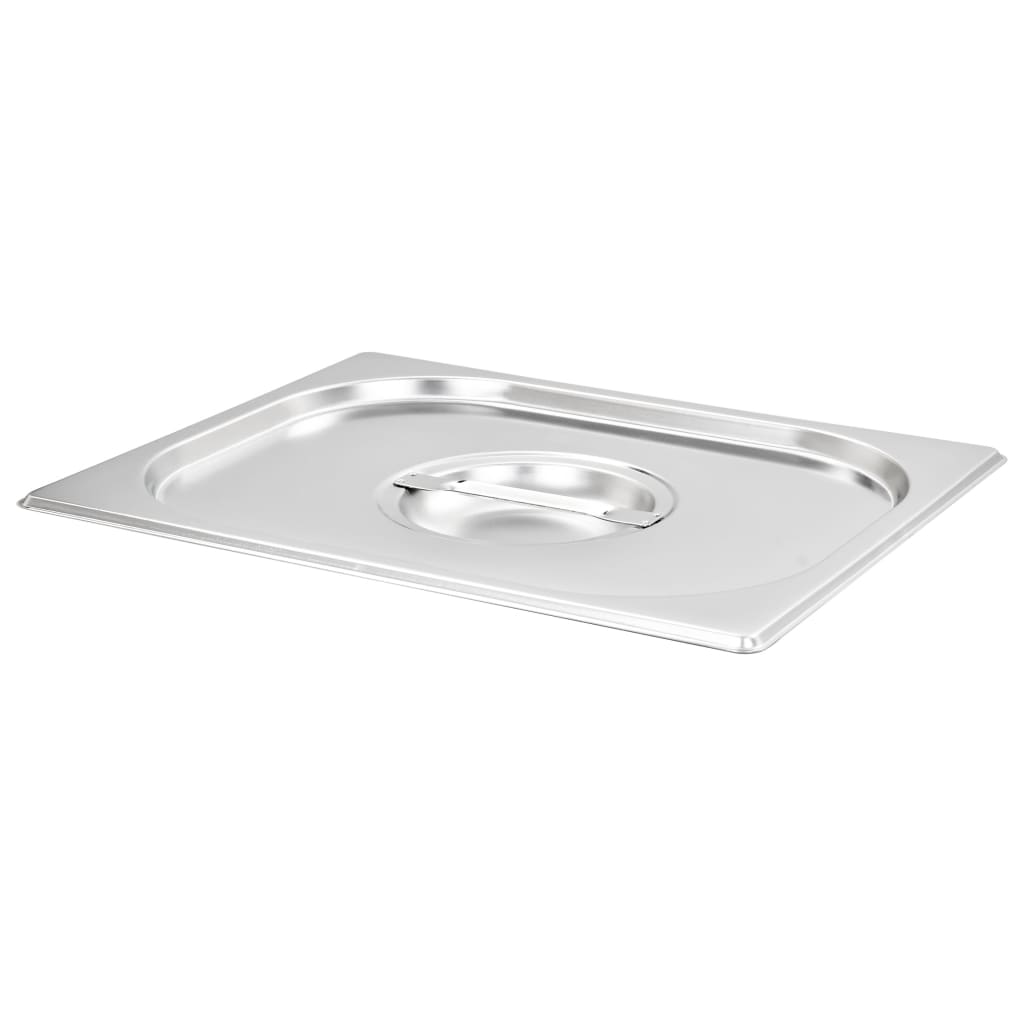 Couvercles Vidaxl 2 pcs pour GN 1 2 bols inox