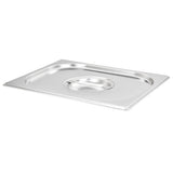 Couvercles Vidaxl 2 pcs pour GN 1 2 bols inox