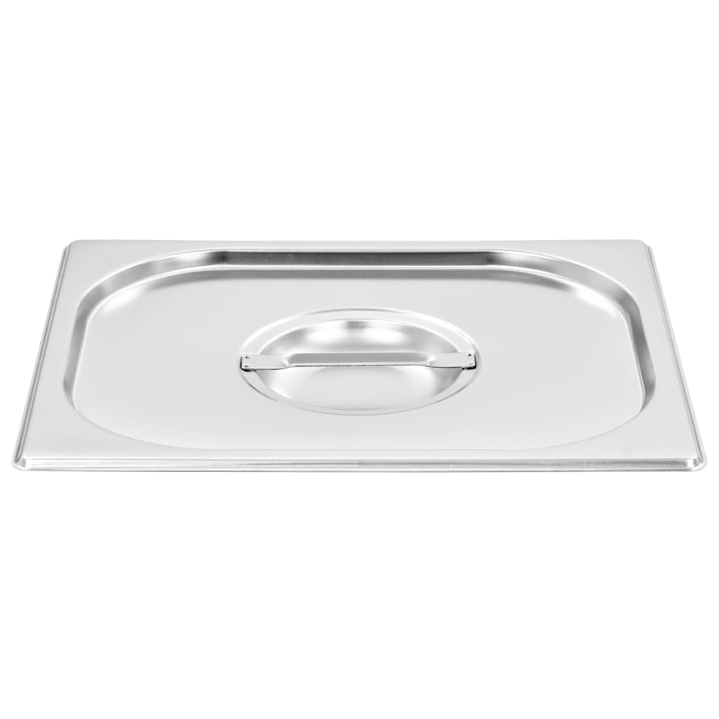 Couvercles Vidaxl 2 pcs pour GN 1 2 bols inox