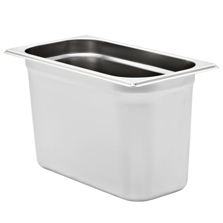 Vidaxl gastronormbakken 4 pcs gn 1 3 200 mm en acier inoxydable