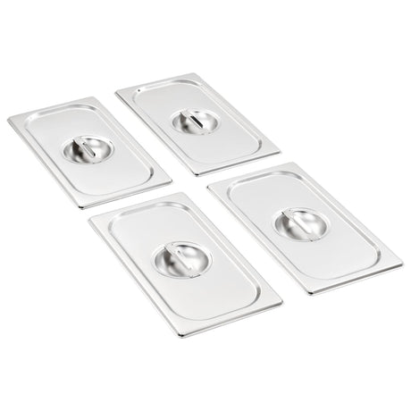 Vidaxl couvercles 4 pcs pour gn 1 3 bols inox