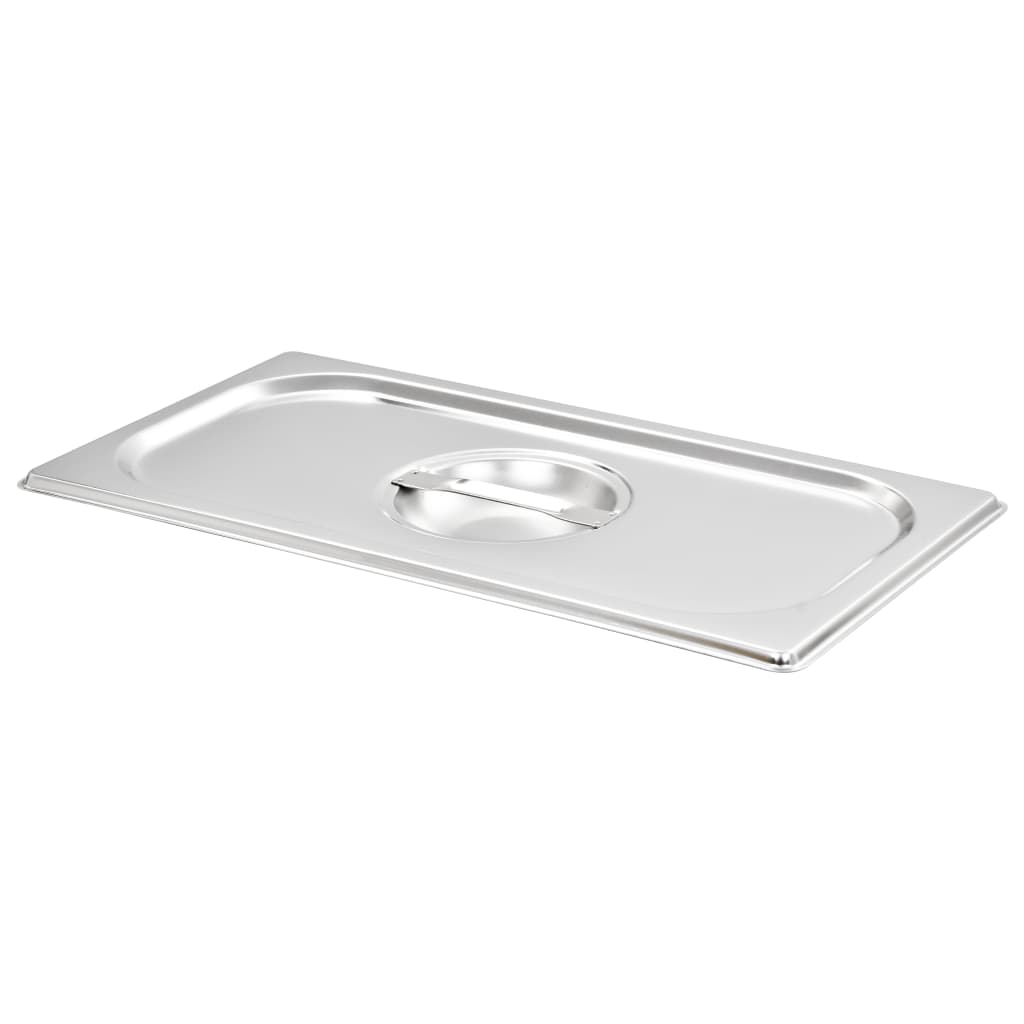 Vidaxl couvercles 4 pcs pour gn 1 3 bols inox