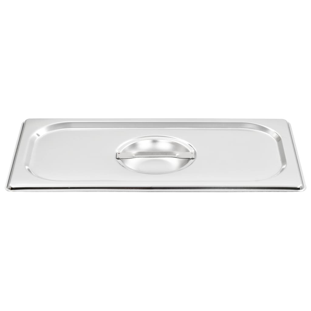 Vidaxl couvercles 4 pcs pour gn 1 3 bols inox