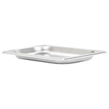 VIDAXL GASTRONORMBAKKEN 12 PC GN 1 4 20 mm Edelstahl