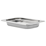 Vidaxl gastronormbakken 12 pc gn 1 4 40 mm en acier inoxydable
