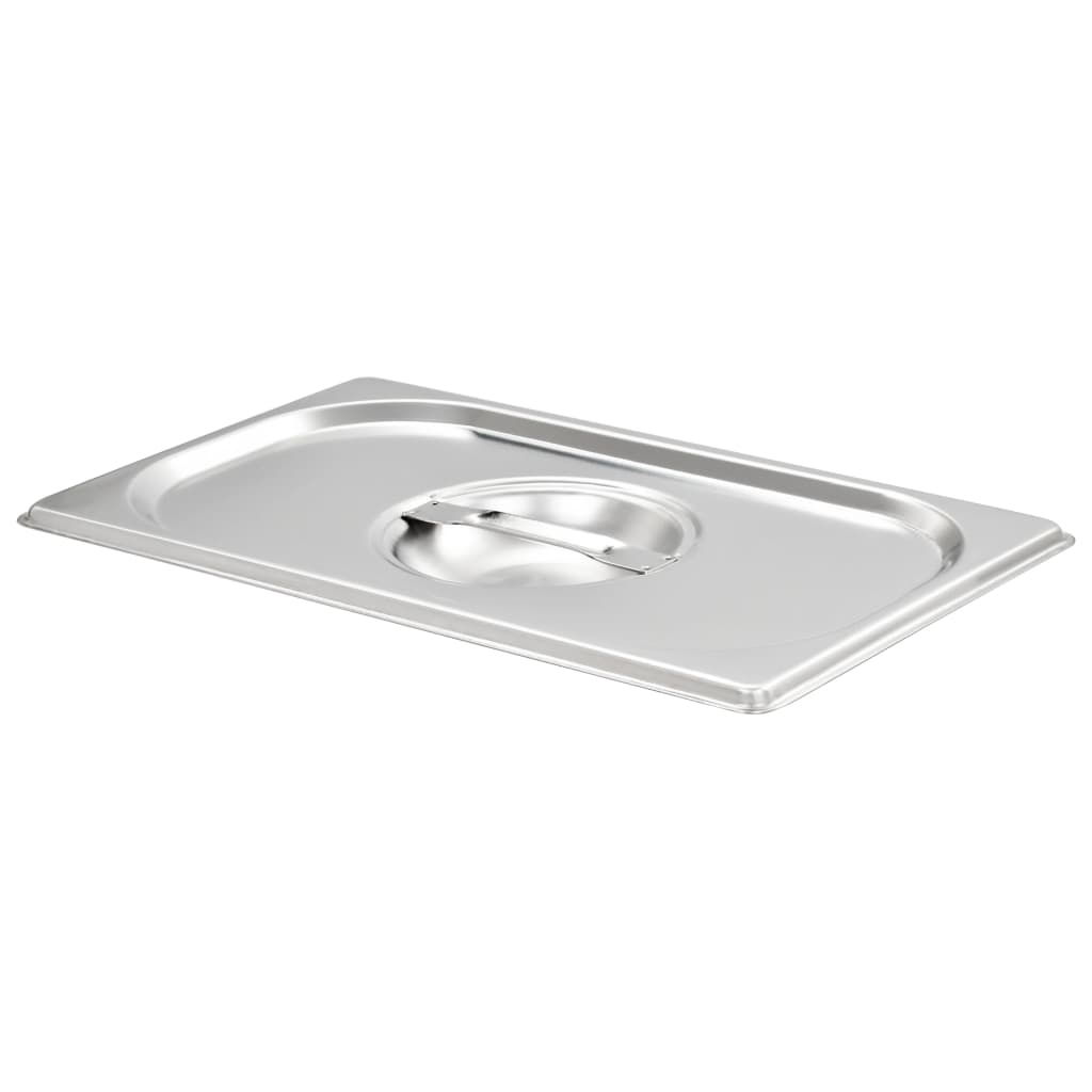 Couvercles Vidaxl 4 pcs pour GN 1 4 bols inox