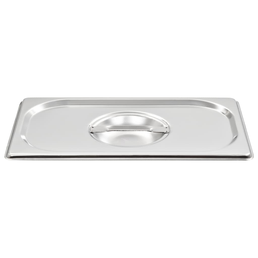 Couvercles Vidaxl 4 pcs pour GN 1 4 bols inox