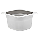 Vidaxl gastronormbakken 12 pc gn 1 6 100 mm en acier inoxydable