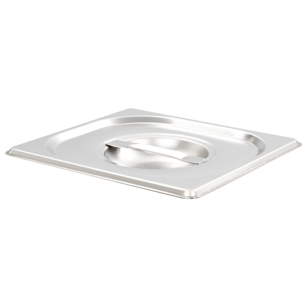 Couvercles Vidaxl 8 pcs pour GN 1 6 bols inox