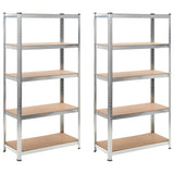 Vidaxl storage racks 2 pcs 90x40x180 cm MDF