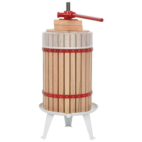 Vidaxl Fruit and Wine Press avec sac de tissu 24 L Oak