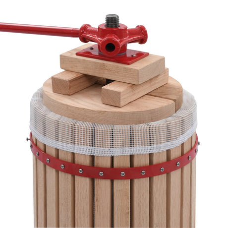 Vidaxl Fruit and Wine Press avec sac de tissu 24 L Oak
