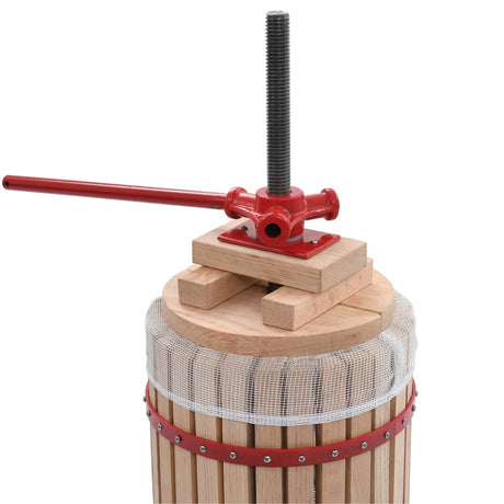 Vidaxl Fruit and Wine Press avec sac de tissu 30 L OAK