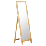 Vidaxl Mirror separado 48x46.5x150 cm de roble sólido