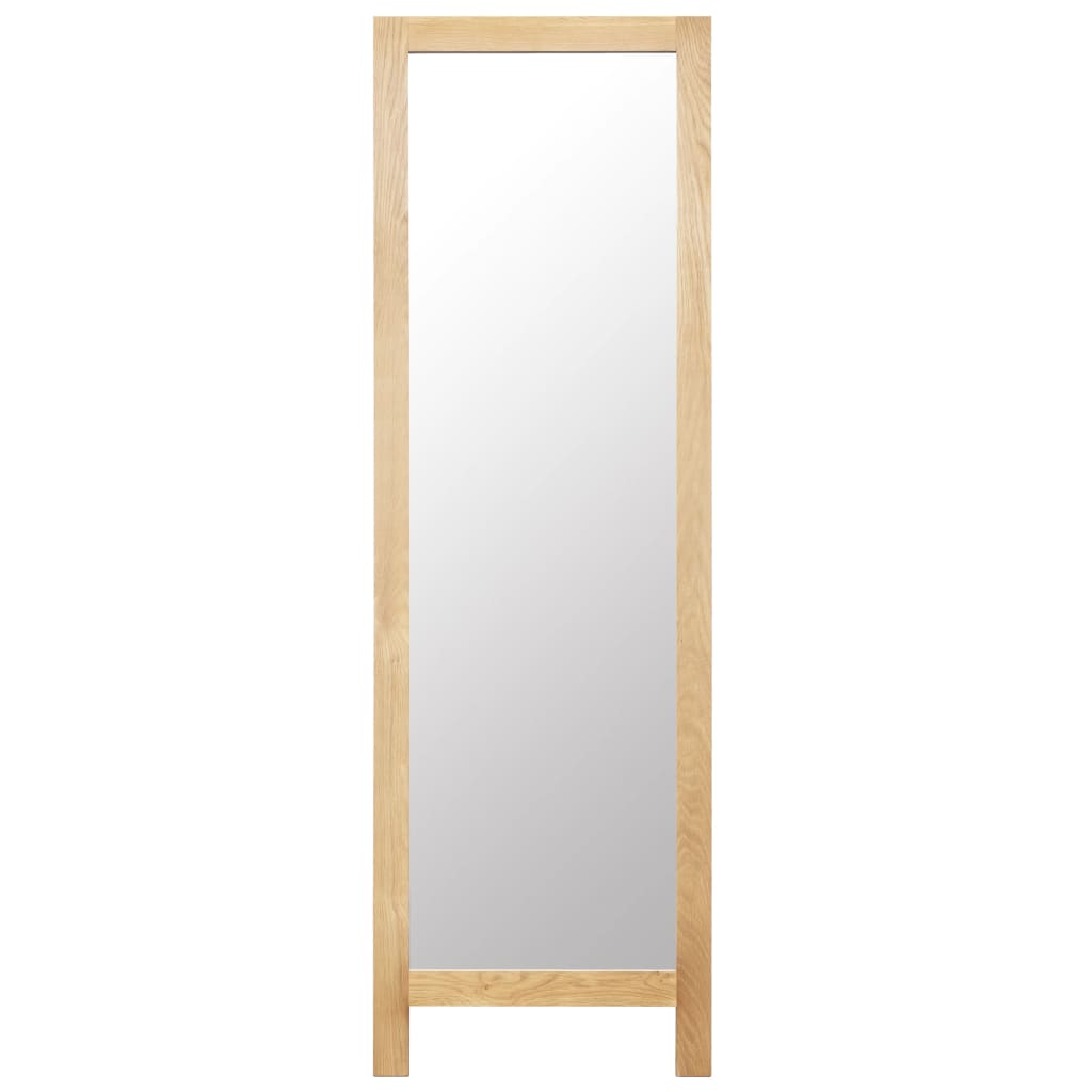 Vidaxl Mirror separado 48x46.5x150 cm de roble sólido