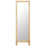 Vidaxl Mirror separado 48x46.5x150 cm de roble sólido