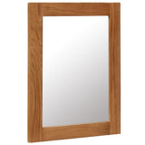 Vidaxl Mirror 40x50 cm Solid oak