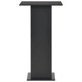 Vidaxl bartafel 60x60x110 cm zwart