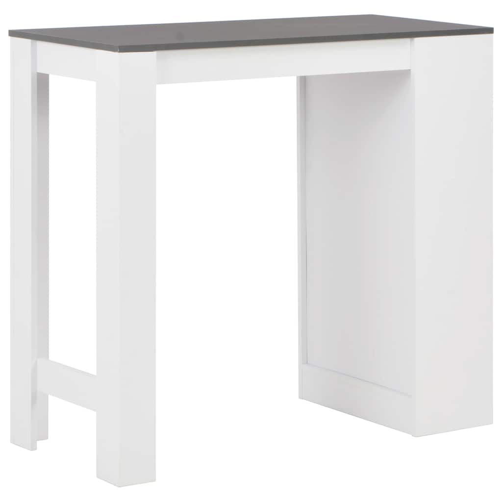 Vidaxl bartafel met schap 110x50x103 cm wit