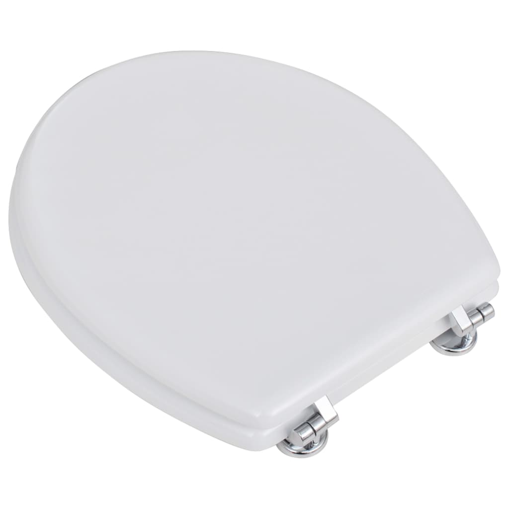 Vidaxl Toilet Seats avec couvercles 2 st MDF blanc