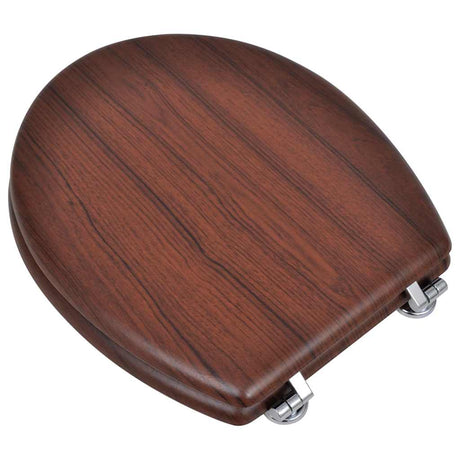 Vidaxl Toilet Seats avec couvercles 2 st MDF marron