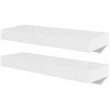 Vidaxl wandplanken 4 st 40 cm wit