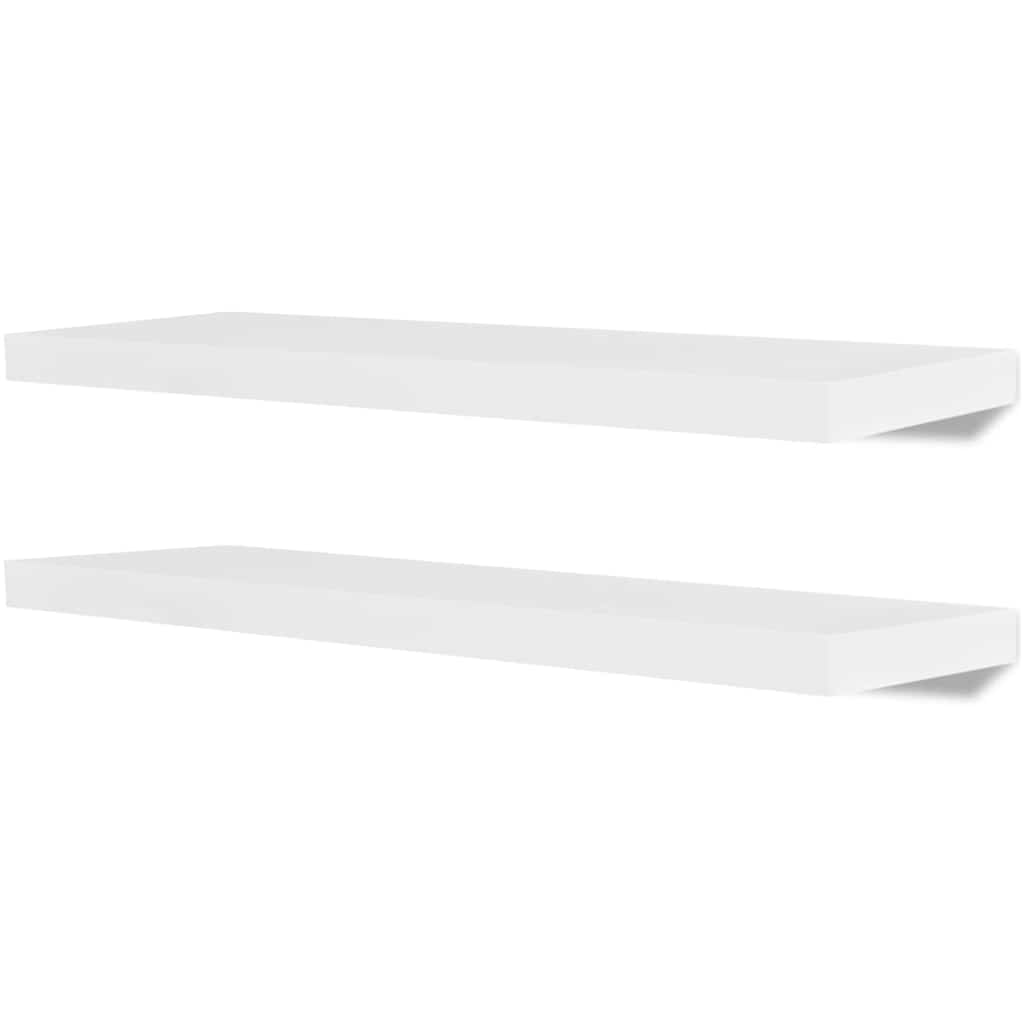 Vidaxl wandplanken 4 st 80 cm wit