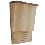 Vidaxl Bat -Schränke 4 Stcs 22x12x34 cm Holz