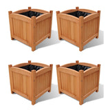 Vidaxl Planters raised 4 st 30x30x30 cm