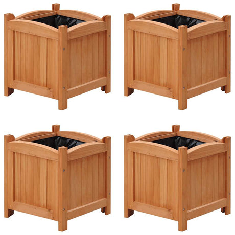 Vidaxl Planters Souget 4 ST 30X30X30 CM